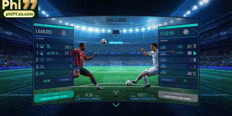 virtual football match betting with simulated teams and live odds