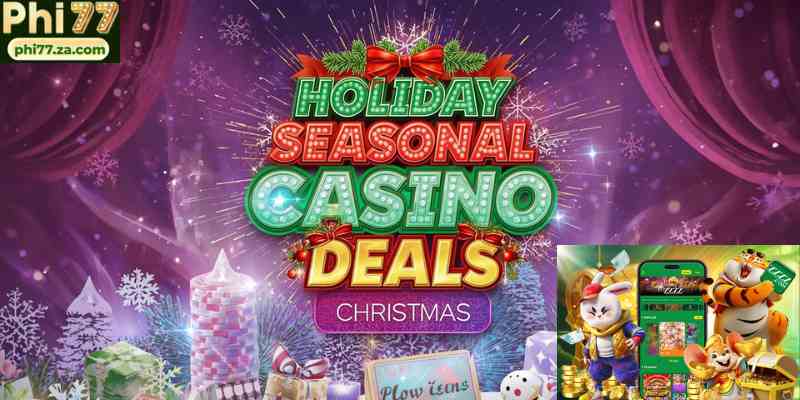 Holiday seasonal casino deals Christmas bonus promotion