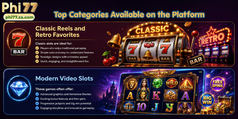 Top Categories Available on the Platform